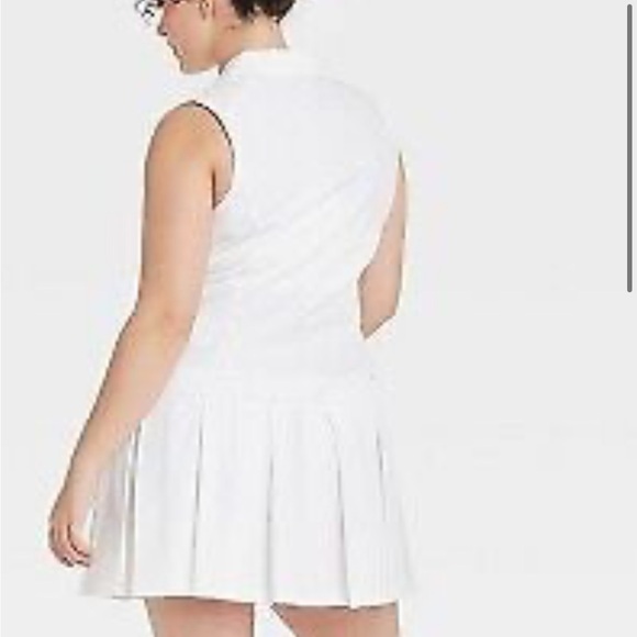NWT! Brand new! Women's Polo Tank Dress - All in Motion White - Picture 2 of 6